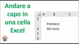 Come «andare a capo» in una cella Excel