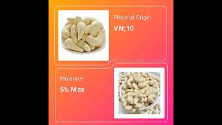 Best Choice High Quality 100 organic vietnamese cashew kernels Ready To Ship From Vietnam