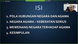 Menimbang Negara Agama - RD. Dr. Simon Petrus L. Tjahjadi