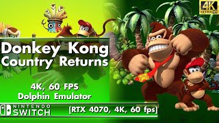 Donkey Kong Country Returns 4K - Dolphin Emulator