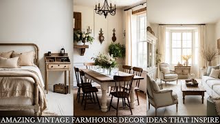 Transform Your Home: Vintage Farmhouse Decor Ideas That Inspire 🌾✨