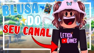 👕•COMO FAZER BLUSA DO SEU CANAL!! | Sem Premium ❌