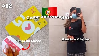 MEU TRABALHO EM PORTUGAL 🇵🇹 + Abrindo Minha Conta no Banco - Atualizações e Nova Fase