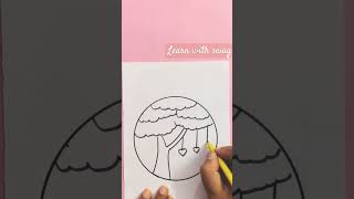 satisfying drawing in a circle #shorts #viralshorts #viralvedio #easydrawing #learnwithswag