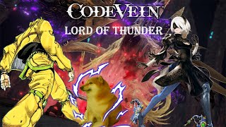 Doggo is not happy to see us float. Code Vein Lord of Thunder DLC (Funny Moments & Fails)