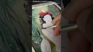 Shree Krishna ji drawing | part -1 #krishna #drawing #art #artist #ytshort #shorts #artwork