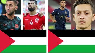 famous footballers supporting Palestine #support #subscribe