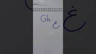 رسم حرف  GH غ فى اللغة الهيروغليفية