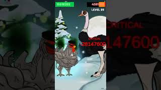 taguro vs ostrich level 89 , how many punches taguro need ?  || full videos on the channel