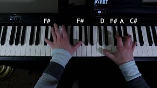 Flying - piano tutorial