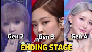 How different ending stage of girlgroup Gen 2,Gen3 and Gen 4?|Kpop Idol