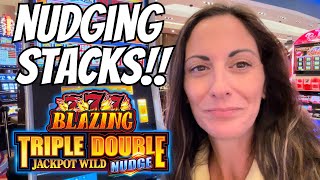 🔥This Slot Wouldn't Let Me Leave‼️Blazing 777 - Triple Double Jackpot Wilds