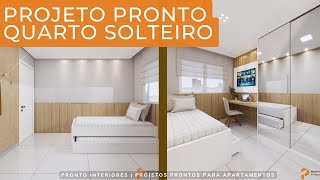 Quarto Solteiro com Home Office│403Q