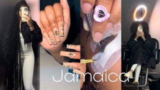 VLOG| VACATION PREP FOR JAMAICA| HAIR, NAILS, LASHES & MORE | Shalaya Dae