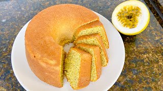 BOLO DE MARACUJÁ! FÁCIL, RÁPIDO E DELICIOSO!