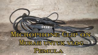 MICROPHONE PEREKAM SUARA UNTUK VLOG DAN REKAMAN APA SAJA ‼️MURAH