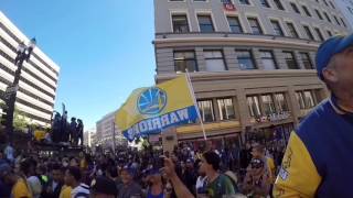 Golden State Warriors 2017  Championship Parade Oakland CA