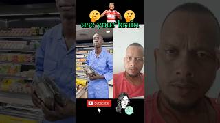 Use your brain🤔🤔#shorts #reaction #viralvideo #ytshorts #jkdesivlogs #learnfromkhaby #comedy