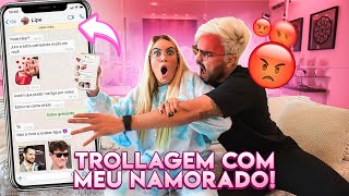 MEU EX NAMORADO ME MANDOU MENSAGEM NO MEIO DO VÍDEO!!!