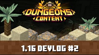 Dungeons Content 1.16 Dev Log №2 New Desert Cave Biome And Mechanics