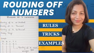 ROUNDING OFF NUMBERS EXPLAINED // RULES, SIMPLE TRICKS & EXAMPLES #roundingoffnumbers #roundingoff