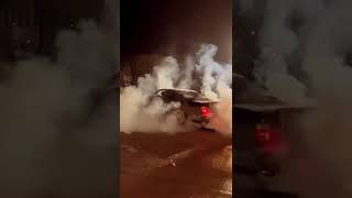 Burnout of bmw