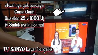 Cara Memperbaiki tv Sanyo Gak Ada Gambar Layar Menyempit