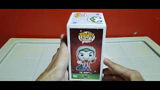 FUNKO POP THE JOKER AS SANTA 358 SUPER HEROES