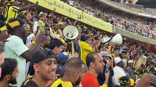 طرب وسلطنة جمهور الاتحاد امام الفيحاء الدقايق الاخيره 💛🖤