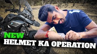 Helmet को घिस के बिठाया Gopro Mount | Vlog No . 150