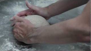 Bread dough - Shaping a boule - weekendbakery.com