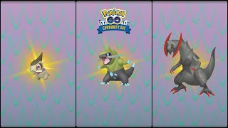 Pokemon Go: Evolving Shiny Axew into Shiny Fraxure & Shiny Haxorus (Community Day Breaking Swipe)