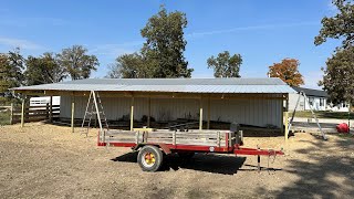 How to build a lean to attached to a barn