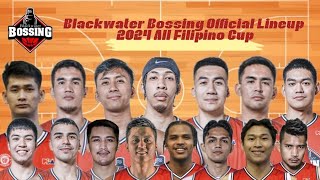 PBA Update Blackwater Bossing Official Lineup | 2024 PBA Philippine Cup Roster