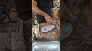 AMAZING FISH HALWA CUTTING SKILLS 🔥| 🔪 fast halwa fish cutting video | #shorts #short #halwa