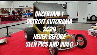 Abandoned show rod Uncertain T Detroit Autorama 2024 never seen under side pics n vids. uncertain-t