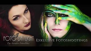 Beauty Portrait Fotoshooting mit Schlange