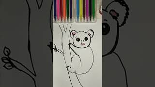 How To Draw Koala #SHORT