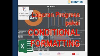 Cara Membuat Conditional Formatting di Excel...untuk Pelaporan Progress