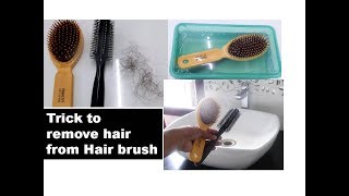 Trick to remove hairs from hair brush in 1 minute |