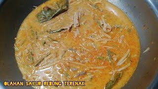 rebung di masak begini suami nambah nasi terus