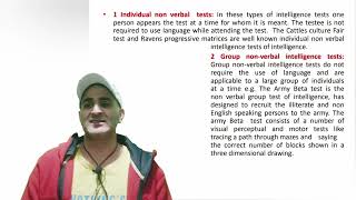 NON VERBAL TESTS OF INTELLIGENCE: CTET , NET JRF, SET, UG, PG