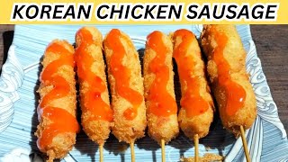 Korean Hot Dog | Chicken Sausage Recipe | Best Sausage Roll Recipe