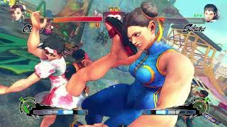 Ultra Street Fighter IV: Chun-Li vs Sakura