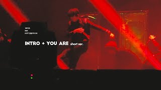 180125 서울가요대상 Intro + You Are short ver. - (GOT7 Jinyoung)