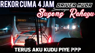 REKOR !!! DRIVER MUDA INI HANYA BUTUH WAKTU 4 JAM SOLO-SURABAYA Trip Sugeng Rahayu Semarangan