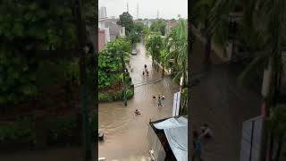 KETIKA BANJIR MENJADI MOMEN BAHAGIA #banjir #viral