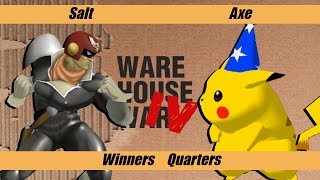 Warehouse War 4 - Winners Quarterfinals - Nouns | Salt (Captain Falcon) vs Tempo | Axe (Pikachu)