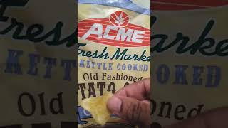 ASMR Acme Fresh Market Old Fashioned Kettle Chips Review Video.