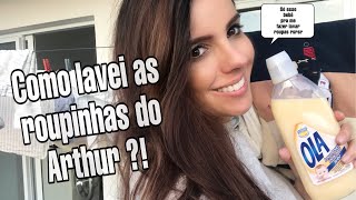 Como lavei as roupinhas do bebe? Deu certo!!!